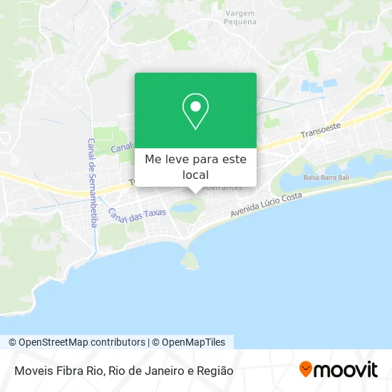 Moveis Fibra Rio mapa