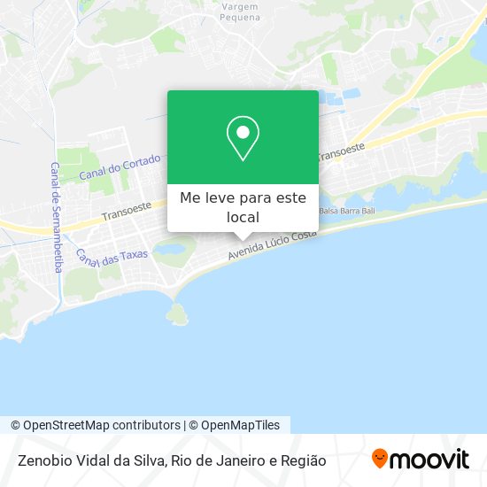 Zenobio Vidal da Silva mapa