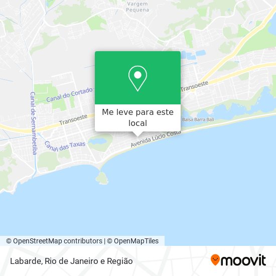 Labarde mapa