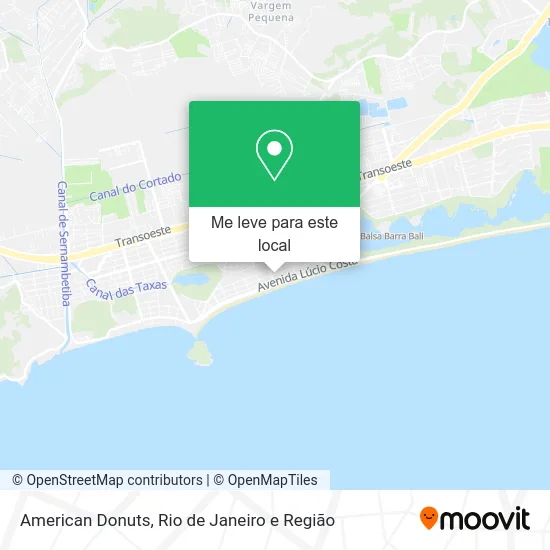 American Donuts mapa