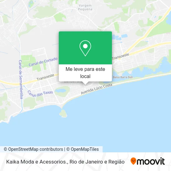 Kaika Moda e Acessorios. mapa