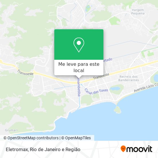 Eletromax mapa