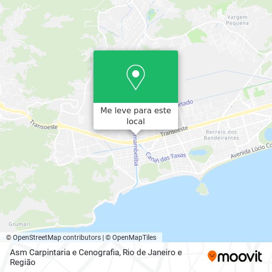 Asm Carpintaria e Cenografia mapa