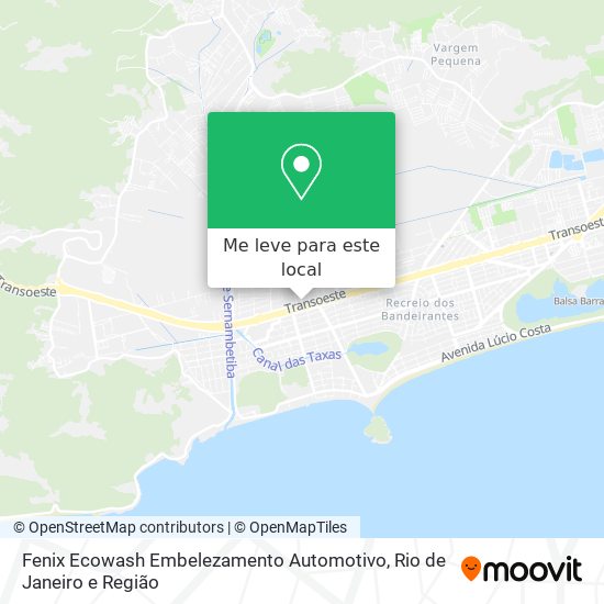 Fenix Ecowash Embelezamento Automotivo mapa