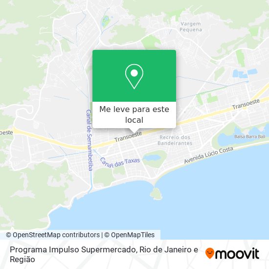 Programa Impulso Supermercado mapa