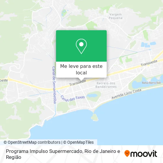 Programa Impulso Supermercado mapa