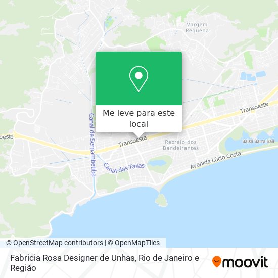 Fabricia Rosa Designer de Unhas mapa