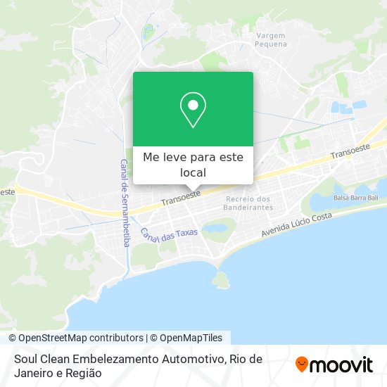 Soul Clean Embelezamento Automotivo mapa