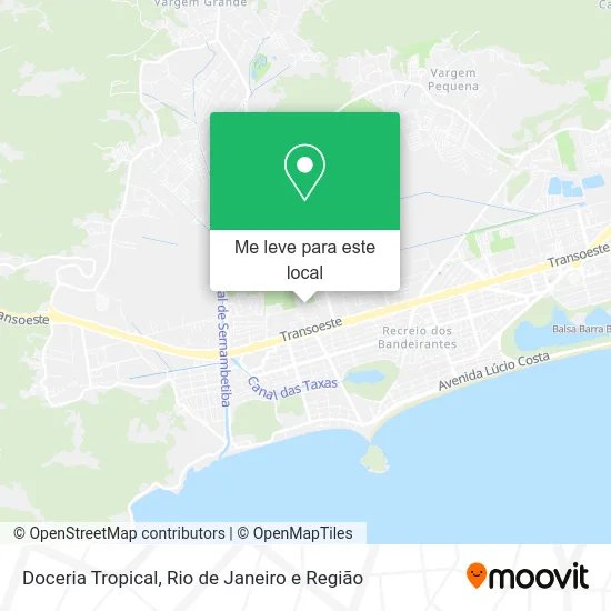 Doceria Tropical mapa