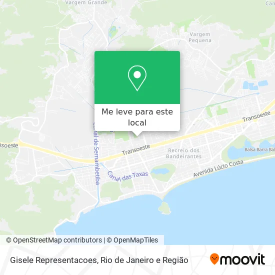 Gisele Representacoes mapa