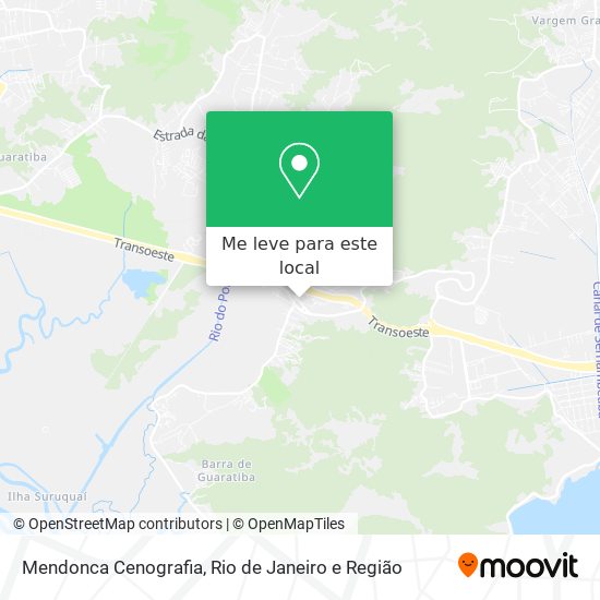 Mendonca Cenografia mapa