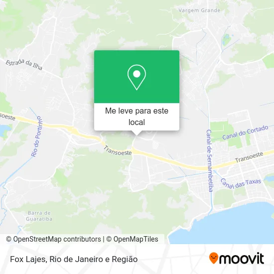 Fox Lajes mapa