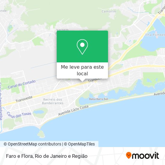 Faro e Flora mapa
