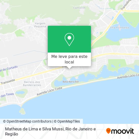 Matheus de Lima e Silva Mussi mapa