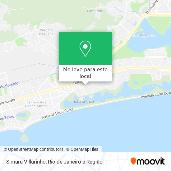 Simara Villarinho mapa