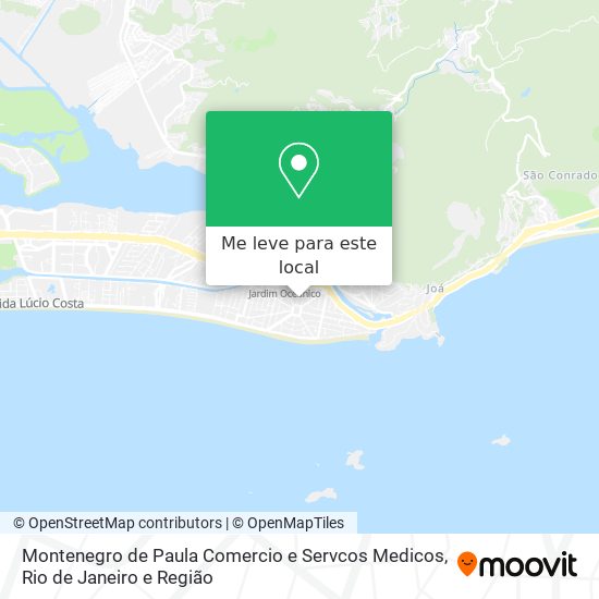 Montenegro de Paula Comercio e Servcos Medicos mapa