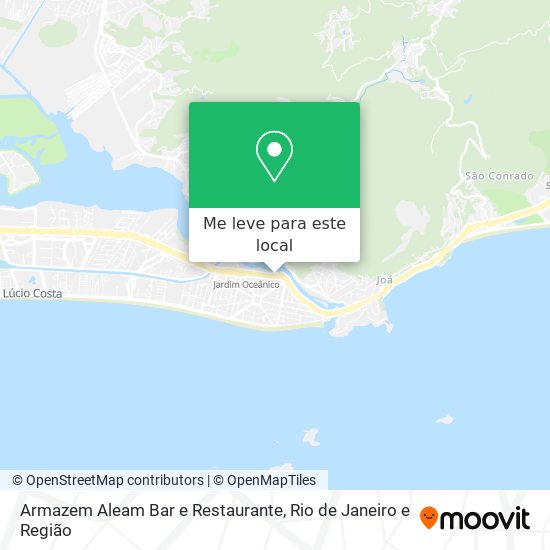 Armazem Aleam Bar e Restaurante mapa