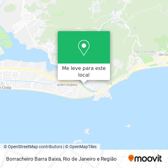 Borracheiro Barra Baixa mapa