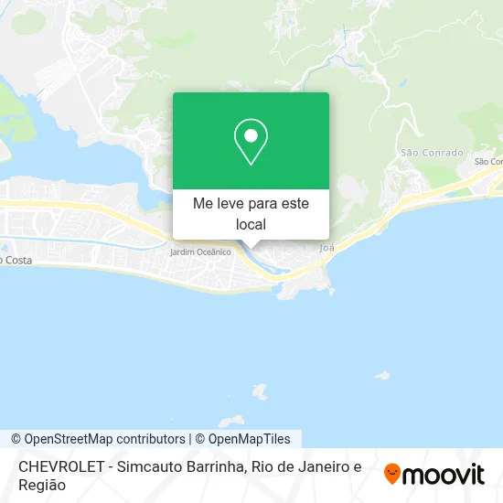 CHEVROLET - Simcauto Barrinha mapa