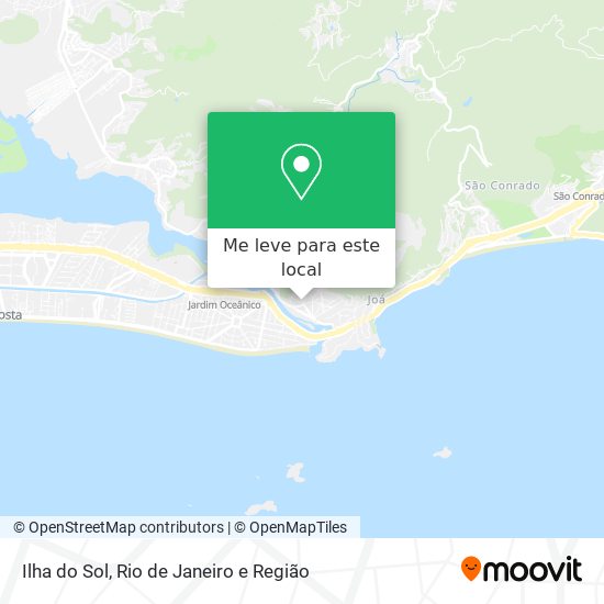 Ilha do Sol mapa