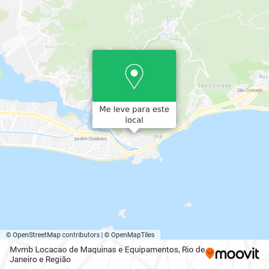 Mvmb Locacao de Maquinas e Equipamentos mapa