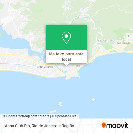Asha Club Rio mapa