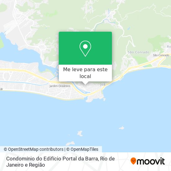 Condomínio do Edifício Portal da Barra mapa