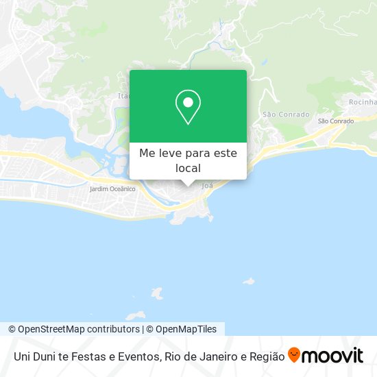 Uni Duni te Festas e Eventos mapa