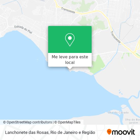 Lanchonete das Rosas mapa