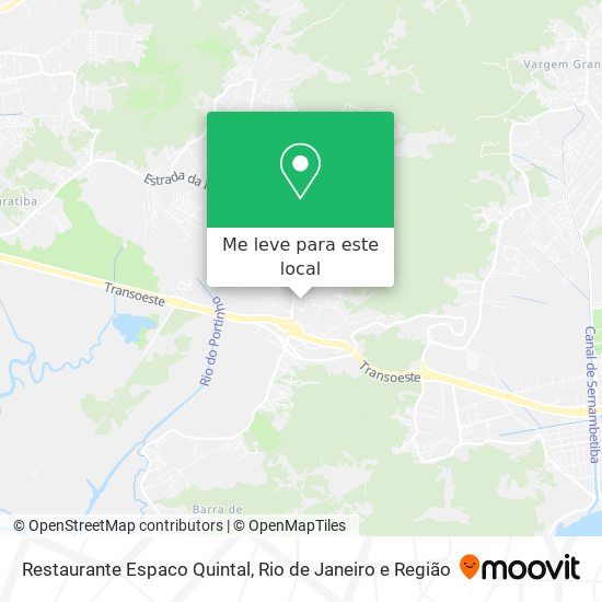 Restaurante Espaco Quintal mapa