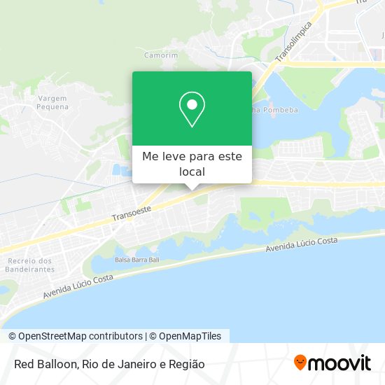 Red Balloon mapa