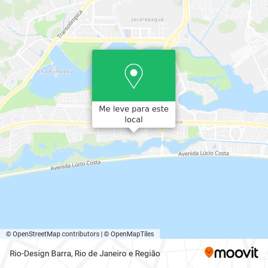 Rio-Design Barra mapa