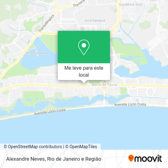 Alexandre Neves mapa