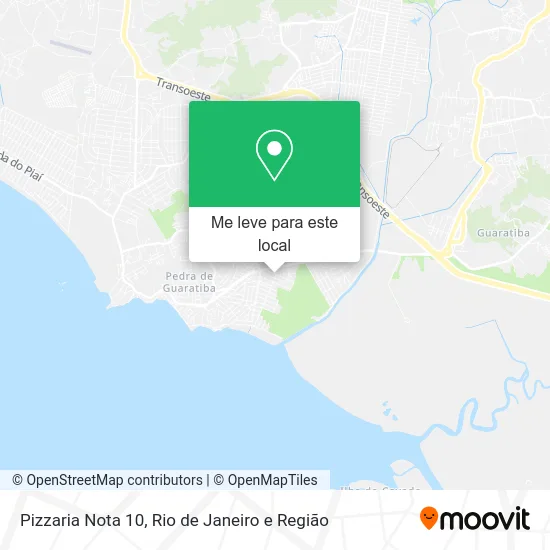 Pizzaria Nota 10 mapa
