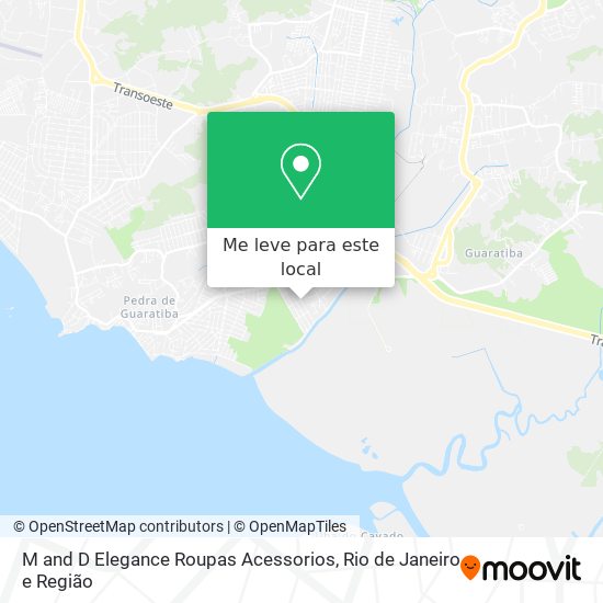 M and D Elegance Roupas Acessorios mapa