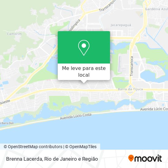 Brenna Lacerda mapa