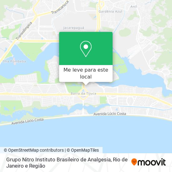 Grupo Nitro Instituto Brasileiro de Analgesia mapa