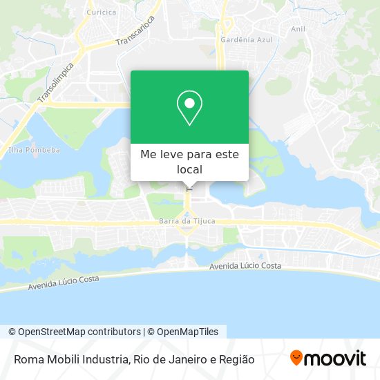 Roma Mobili Industria mapa