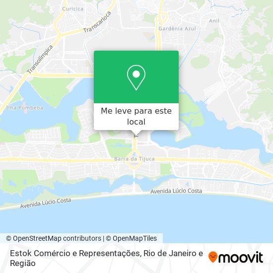 Estok Comércio e Representações mapa