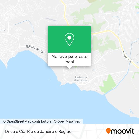 Drica e Cia mapa