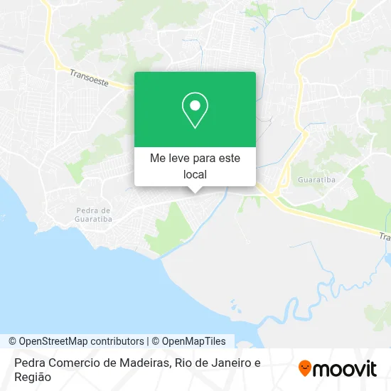 Pedra Comercio de Madeiras mapa