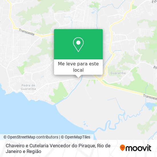 Chaveiro e Cutelaria Vencedor do Piraque mapa