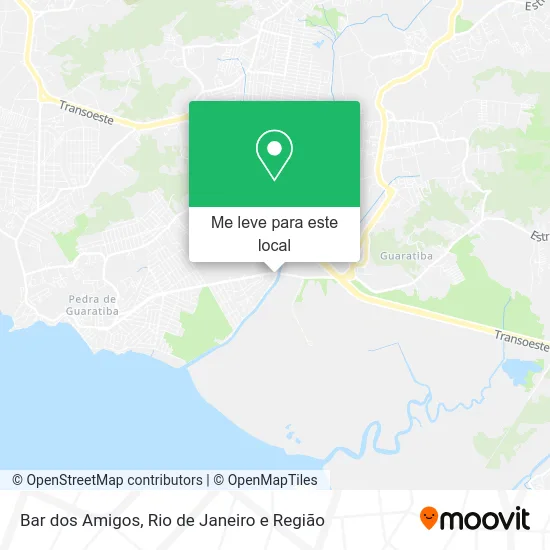 Bar dos Amigos mapa