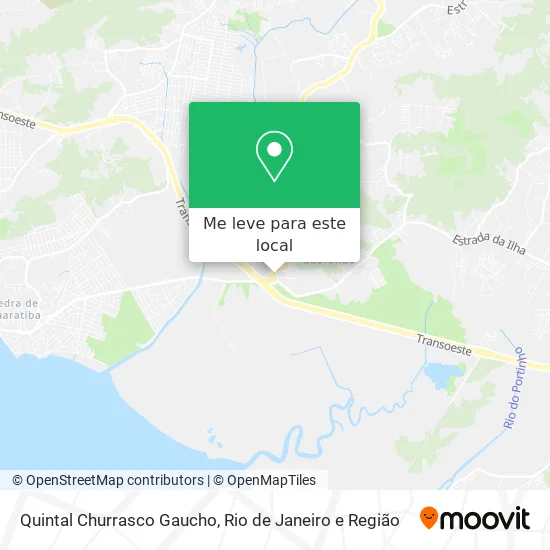 Quintal Churrasco Gaucho mapa