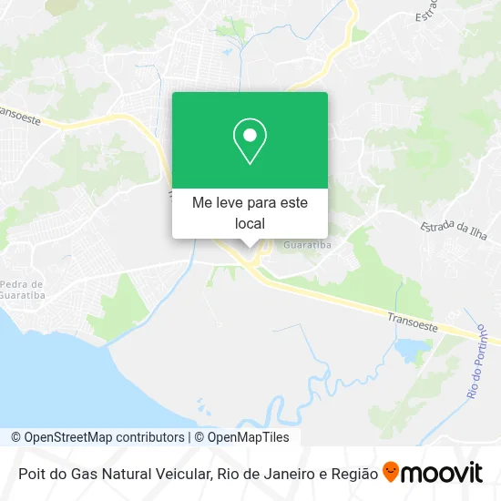 Poit do Gas Natural Veicular mapa