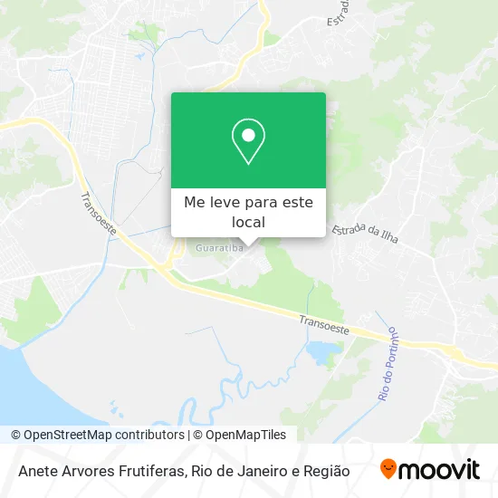 Anete Arvores Frutiferas mapa