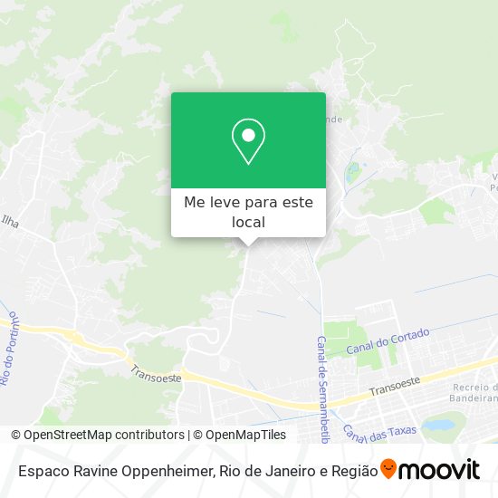 Espaco Ravine Oppenheimer mapa