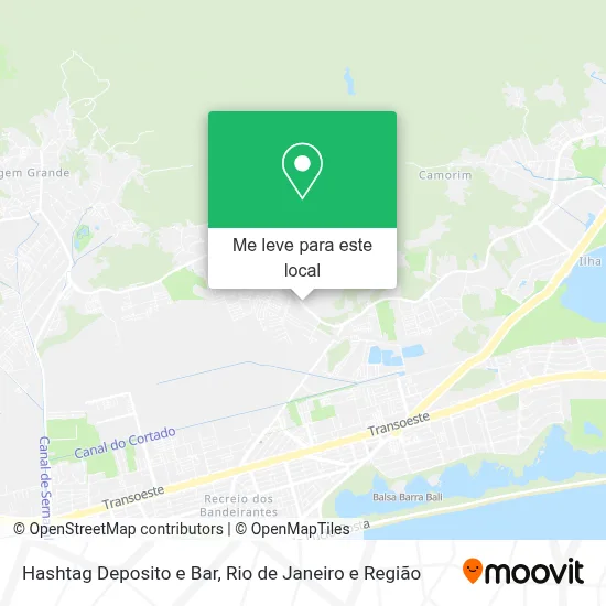 Hashtag Deposito e Bar mapa