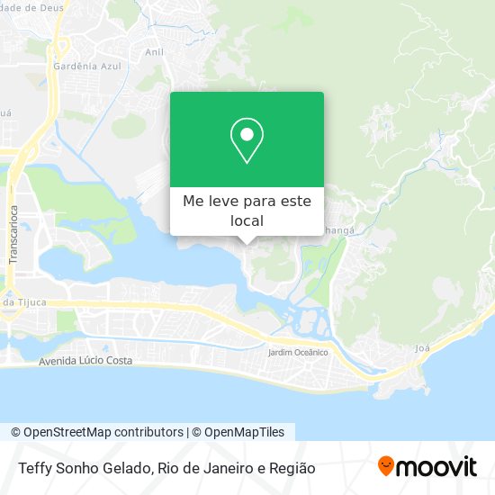 Teffy Sonho Gelado mapa