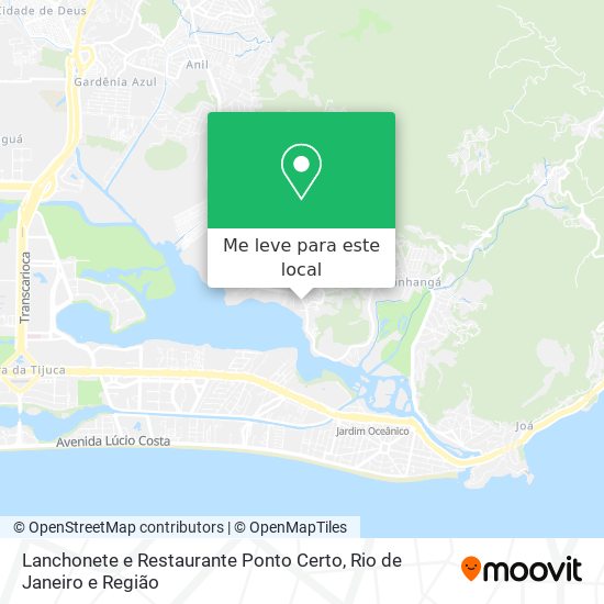 Lanchonete e Restaurante Ponto Certo mapa